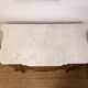Commode Transition stamped by François Daidé, with a white marble top.