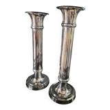 Pair of silver candlesticks