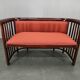 Josef Hoffmann Art Deco Beech Sofa, Vienna Secession, 1920s