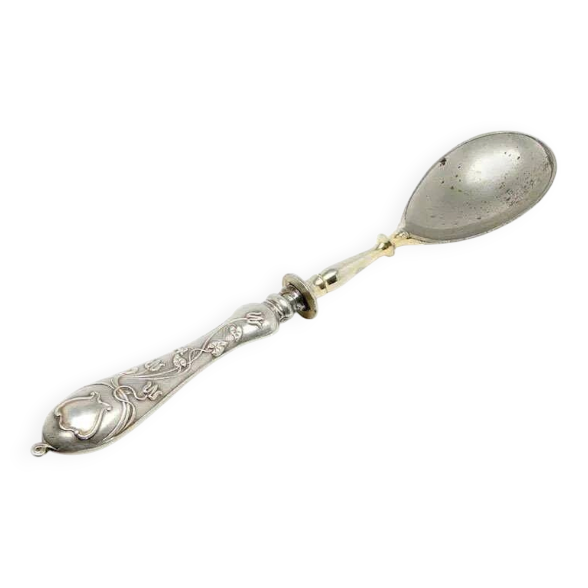 AB7 Silver Salad Spoon 84 / Polish Secession