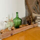 Coat rack hook in natural wood late 19th century