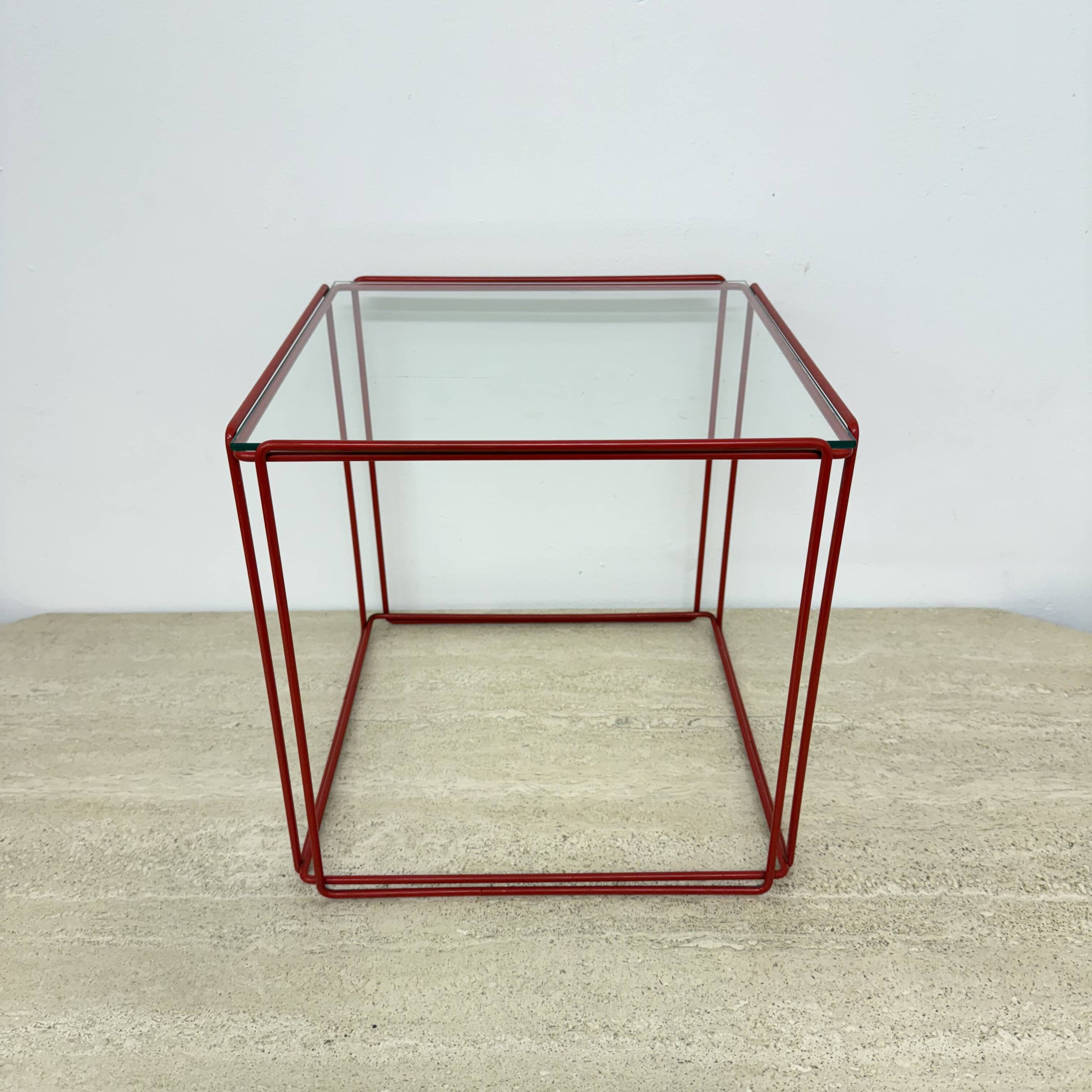 Max Sauze isocele side table , 1970s