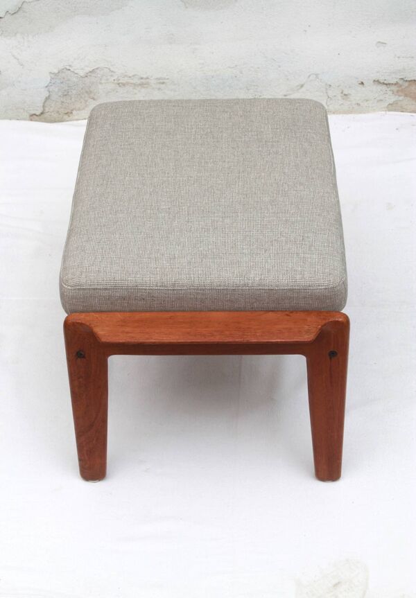 Tabouret des années 1960 en teck, Arne Wahl Iversen pour Komfort.