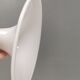Mandarin hanging lamp made in opal white hand-crafted and mouth-blown glass