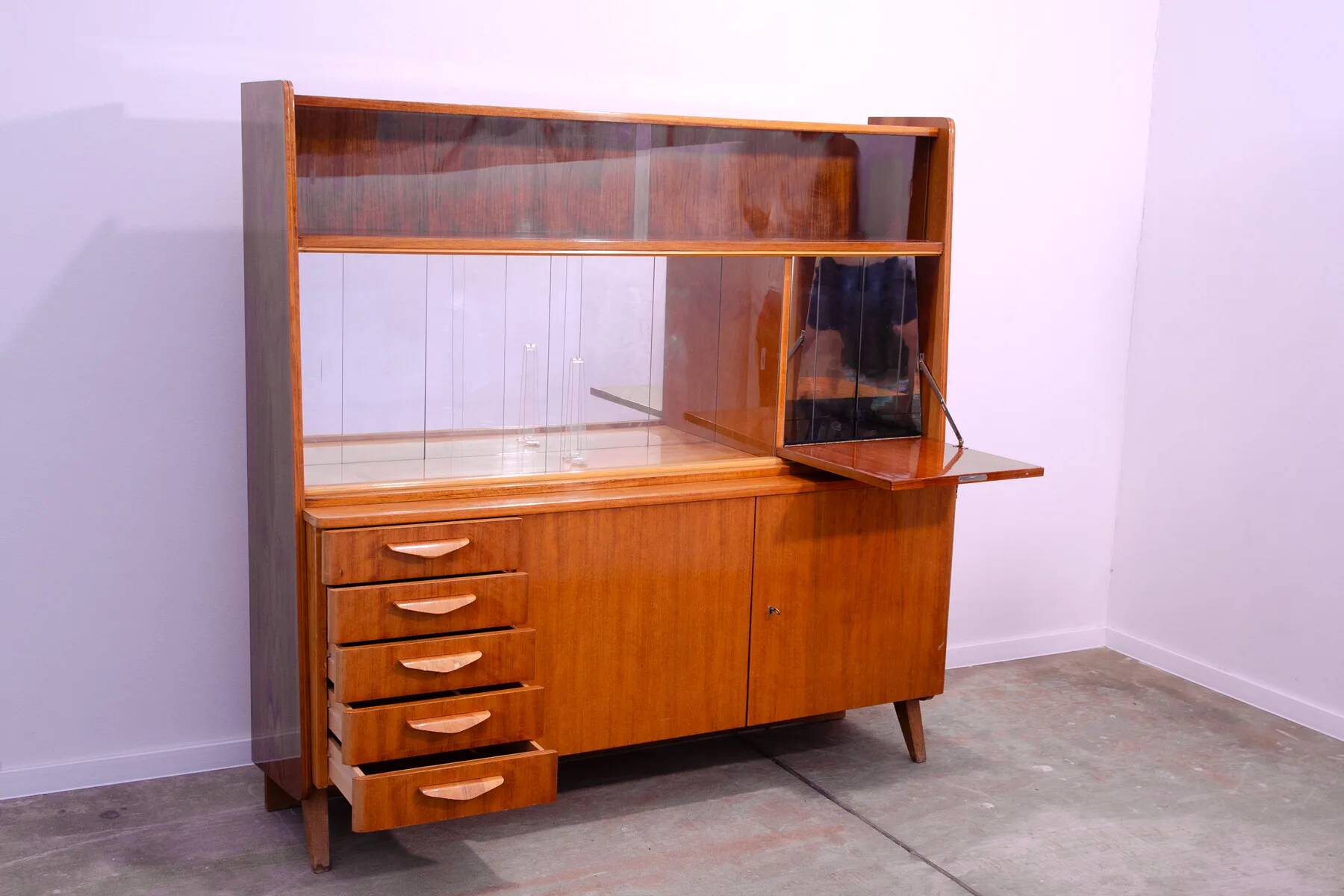 Mid century Vintage credenza by Frantisek Jirak, 1960s, Czechoslovakia