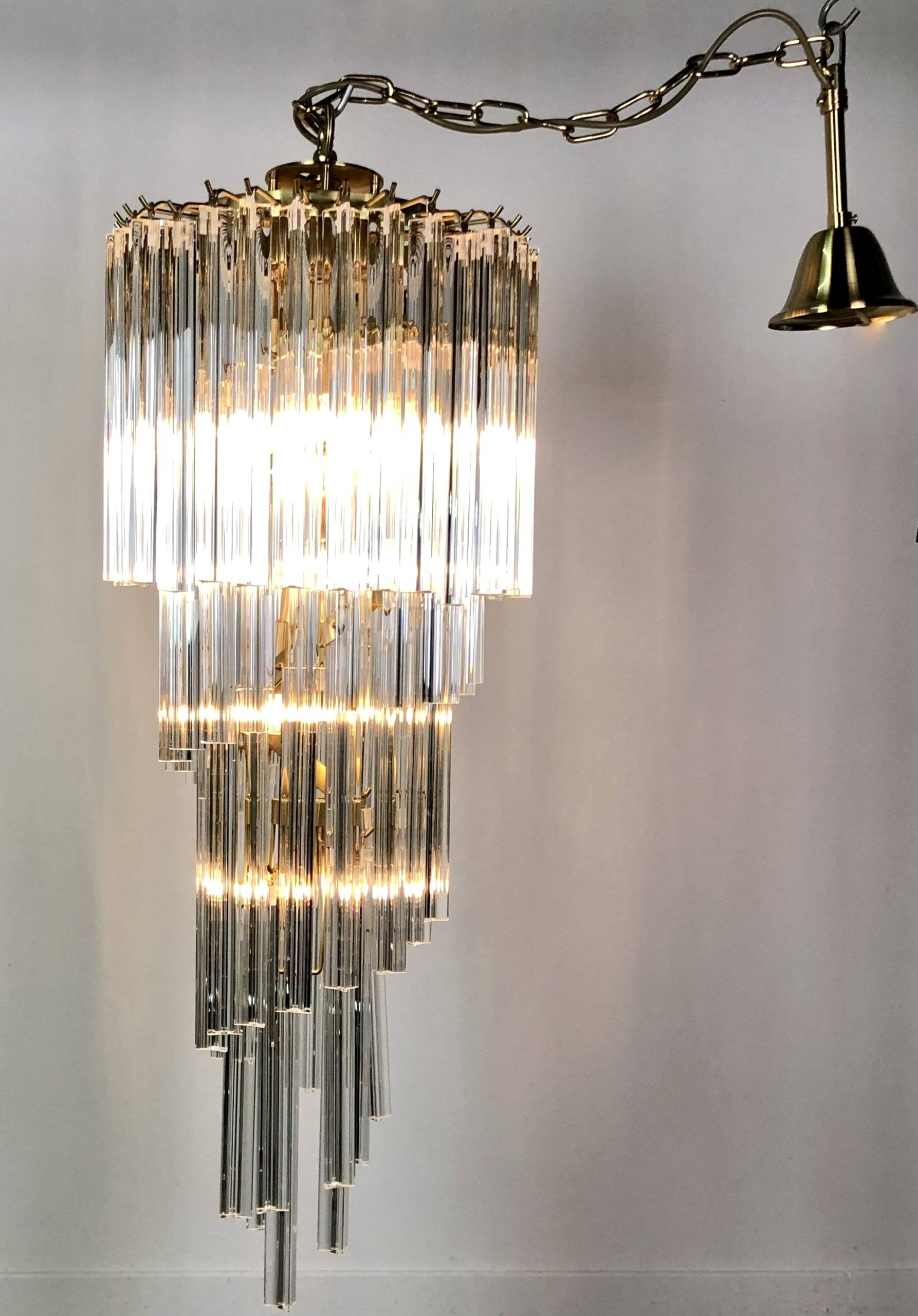 Murano glass chandelier 1980s