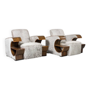 paire de fauteuils art