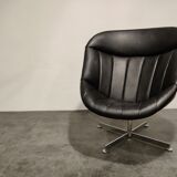 Vintage swivel chair by Rudolf Wolf for Rohé Noordwolde, 1960