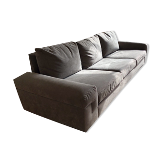 Sofa alcantara gray 3 places