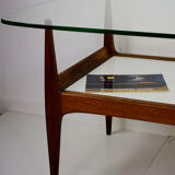 1960s teak coffee table designed by Jos De Mey