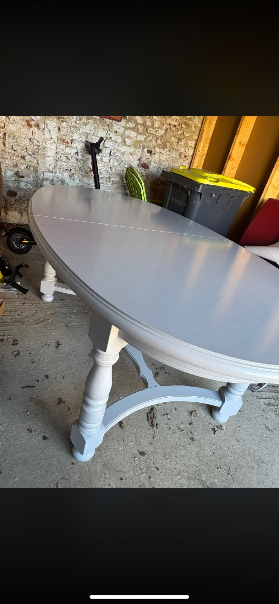 Table with extension solid wood