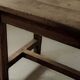 Handcrafted solid oak farmhouse table – France, 1950s