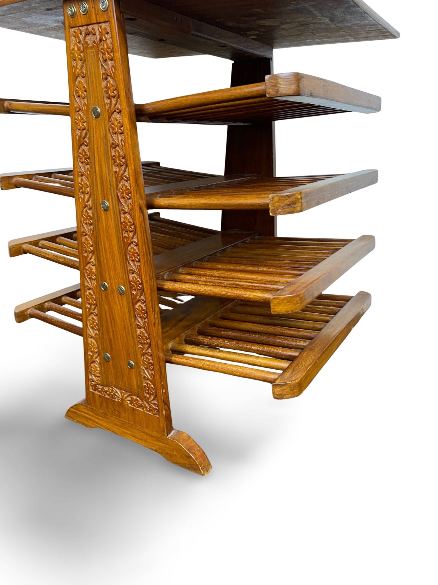 Wooden magazine rack, Circa 1950