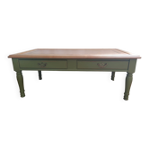 Table basse en merisier massif revisitée
