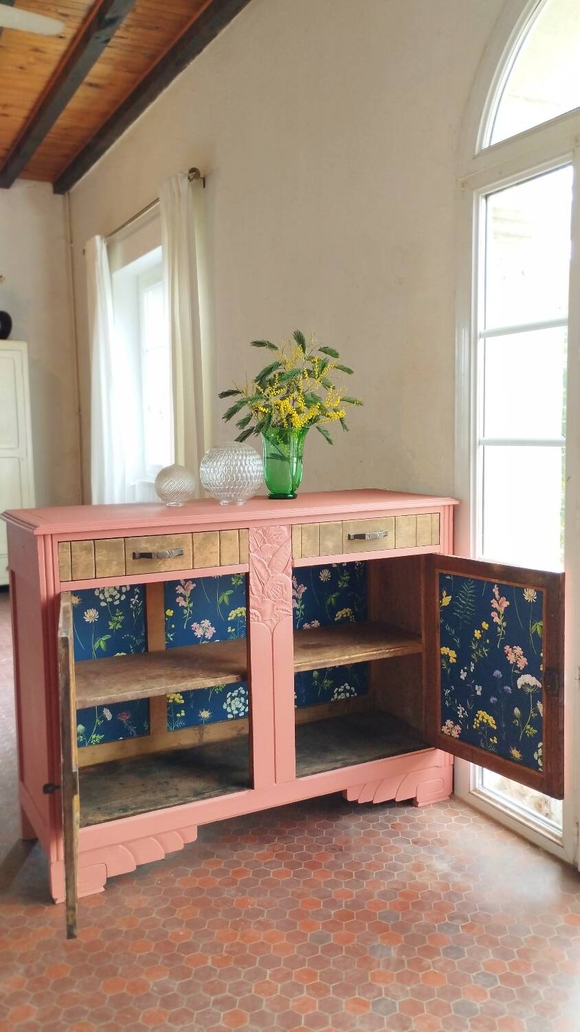 Bahut Art Déco Terracotta