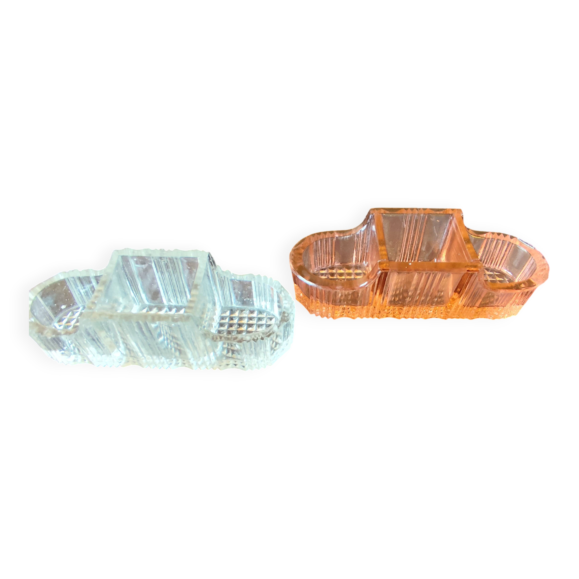 moulded glass salver