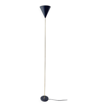 Azucena Imbuto Floor Lamp in Brass, Luigi Caccia Dominioni, Italian Mid-Century