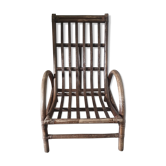 Rattan armchair