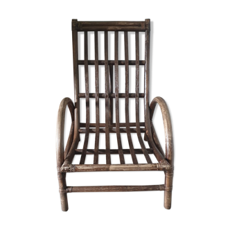 Rattan armchair