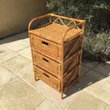 Commode rotin