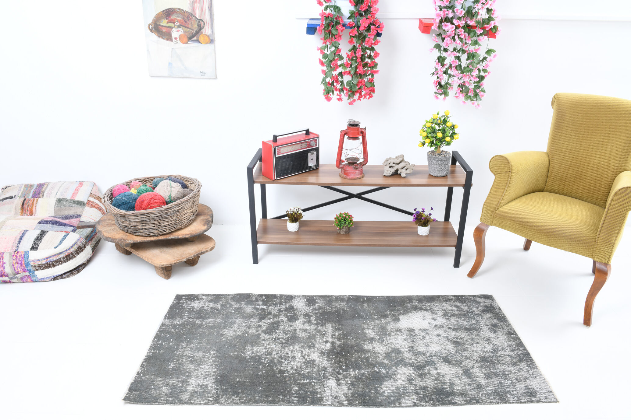 2x6 Short Turkish Vintage Runner Rug 172x74Cm