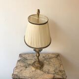 Lamp hot water bottle in bronze height 40 cm