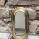 Brass contour mirror 32 x 17cm