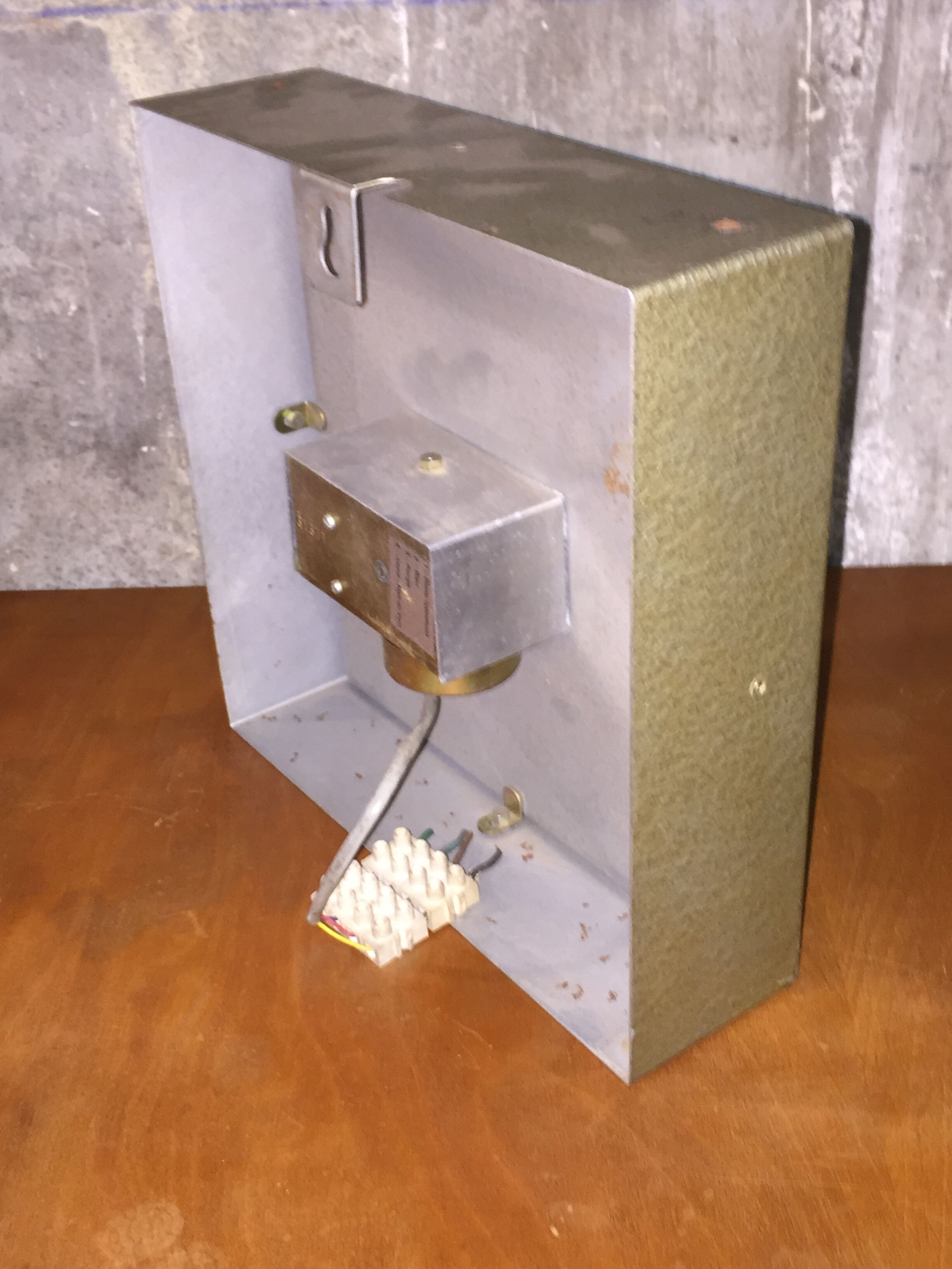 Industrial wall clock vintage 1960 Lambert brand