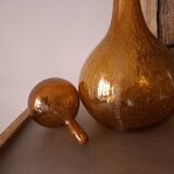 Biot blown glass bottle (50 cm)