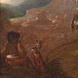 Flemish painting from the 17th century, hunting scene