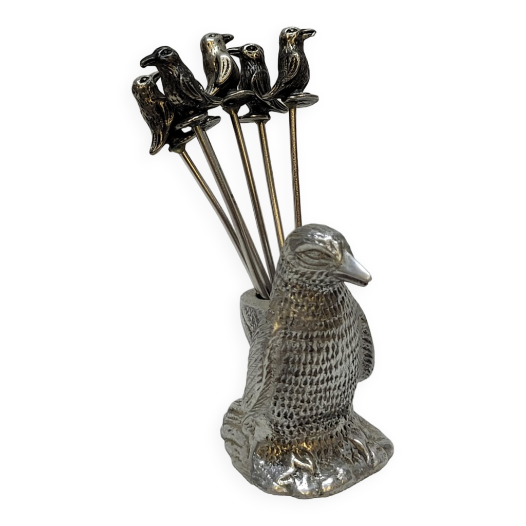 Porte Piques Etain En Forme De Pingouin | Selency