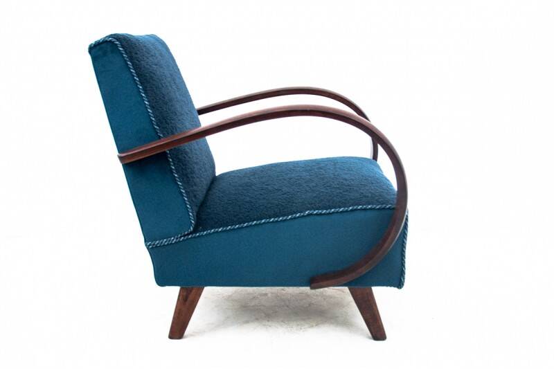 Art Deco armchair from the 1930s. Armchairs designed by J. Halabala.