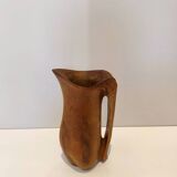 Vintage olive wood carafe pitcher