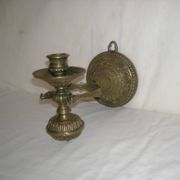 Applique bougeoir en bronze style maritime