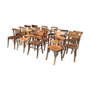 lot de 15 chaises bistrot