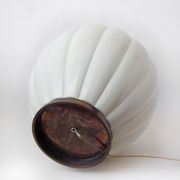 Pair of ceramic lamp feets