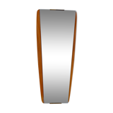 Vintage Scandinavian Mirror 1960s 34x78cm