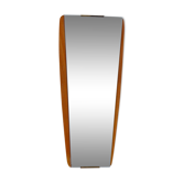 Vintage Scandinavian Mirror 1960s 34x78cm