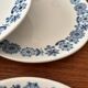 Set of 6 dessert plates Lunéville Blue Flowers – Vintage crockery
