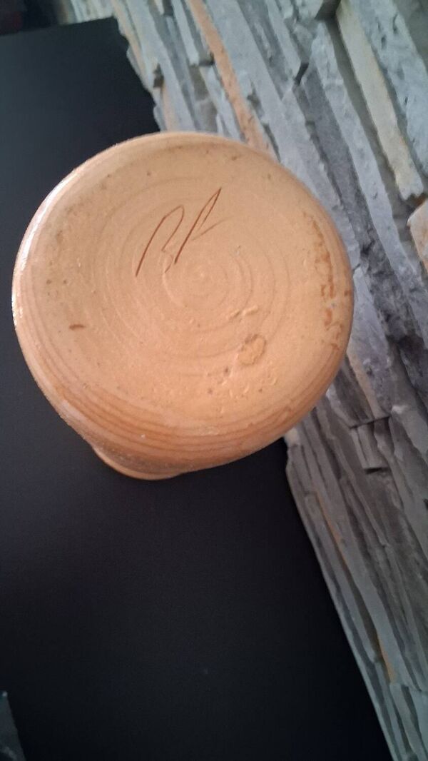 Vase rouleau en grès