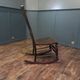 Antique English beech rocking chair cottage style
