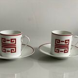 Two porcelain cups by Bernardaud.