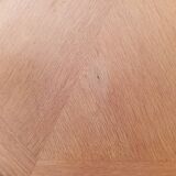 Large oak table by Guillerme & Chambron