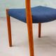 Set of 2 Model No. 84 Teak Chairs by Niels Otto Møller, Denmark, 1960s