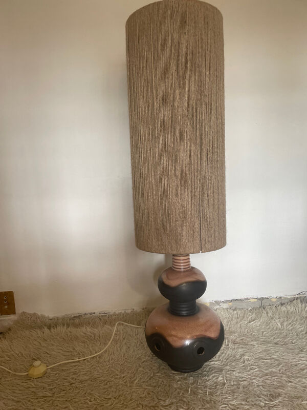 Lampe de sol double éclairage