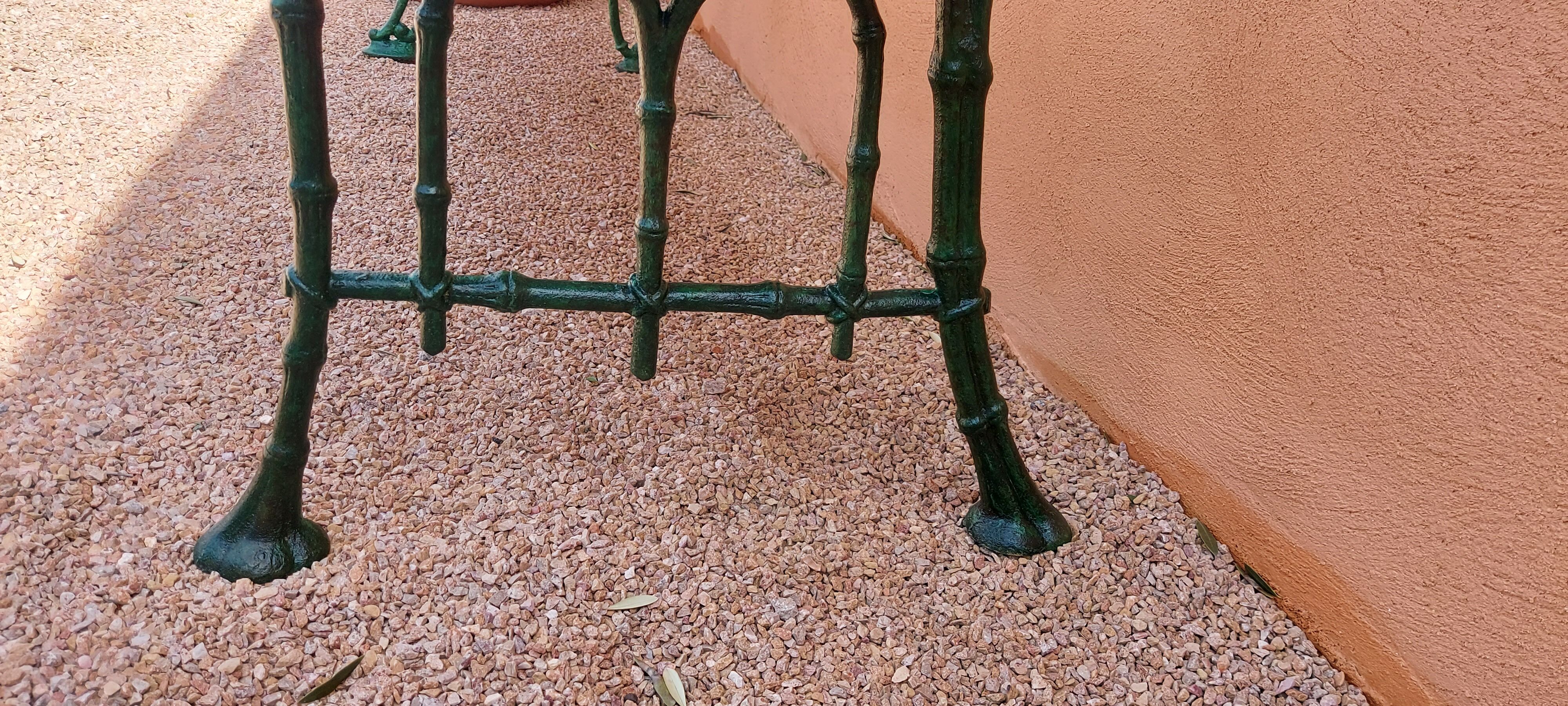 Outdoor garden bench 1900s