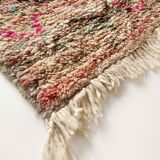 Berber rug Boujaad mottled with colorful patterns 264x157cm