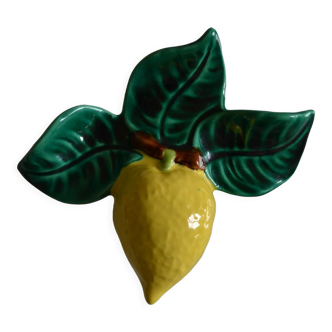 Citron in ceramic sign albert ferlay in vallauris around 1960