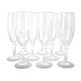 Set of 9 champagne flutes