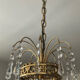 Bronze hot air balloon chandelier and crystal tassels